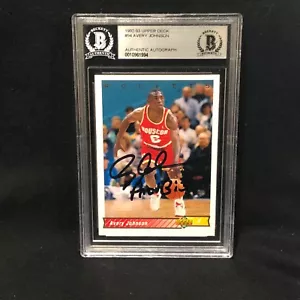 AVERY JOHNSON ROCKET SIGNED AUTO 92-93 UPPER DECK #94 BAS BECKETT SLABBED *1994 - Picture 1 of 2