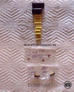 RCA 9Y510 A.M. RADIO & 45 RECORD PLAYER COMBO REPLACEMENT CAPACITOR KIT - Picture 1 of 1