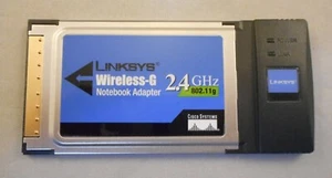 Linksys WPC54G PCMCIA Wireless-G Notebook Adapter - Afbeelding 1 van 4