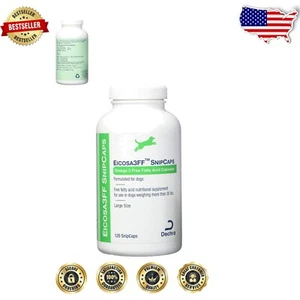 Eicosa3FF Easy Administer SnipCaps - 120 Count for Healthy Pet Nutrition - Picture 1 of 3