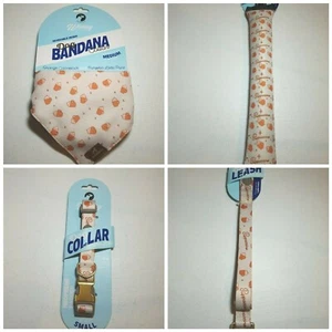 Doghaus Wimsy Puppuccino Pumpkin Latte Collar Leash Bandana/Collar Fetch Toy - Picture 1 of 13