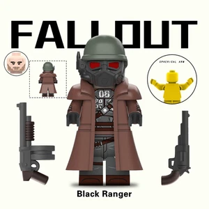 Fallout Black Ranger Custom Minifigure 2 inch gift for fan birthday for friends - Picture 1 of 2