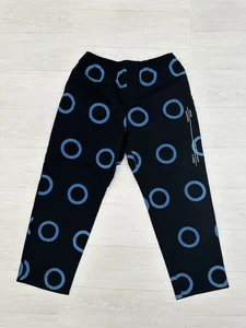 Pantalón de trabajo/patín Pleasures x Xlarge The Germs estampado circular azul con cordón - Imagen 1 de 7