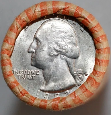 RARE 1983 D Washington Quarter 40 Coin Unopened Roll BWR Scarce Date - Image 1 of 4