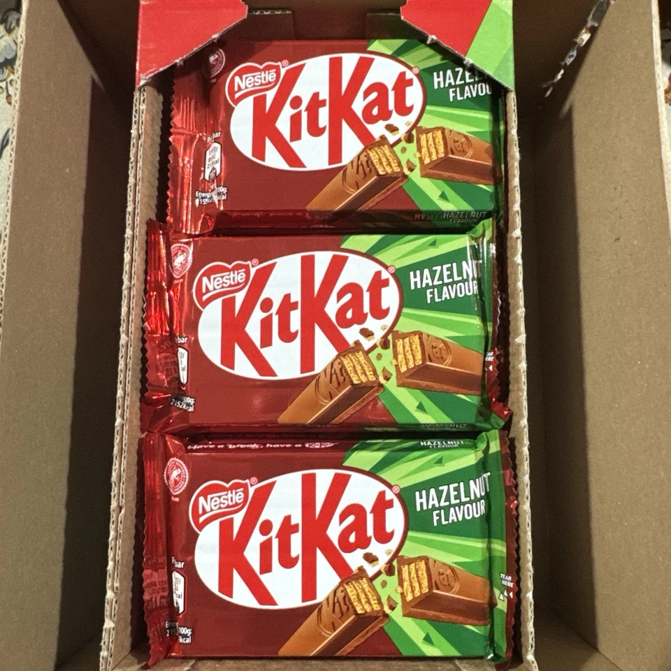 Kit Kat Hazelnut Chocolate Bars – 24 x 42g – Imported Nestlé EU Edition - Image 1 of 3