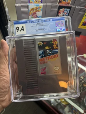 Cartucho Metroid NES CGC 9.4 classificação 💎🔥🔥🔥 - Imagem 1 de 4