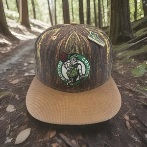 Boston Celtics Hat New Era "Grove Forest" W/Pin Camo Snapback Cap H107 - Picture 1 of 8