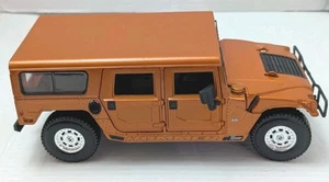 2002 Hummer H1 Maisto 1:18 Scale Diecast Burnt Orange 10th Anniversary Edition - Picture 1 of 14