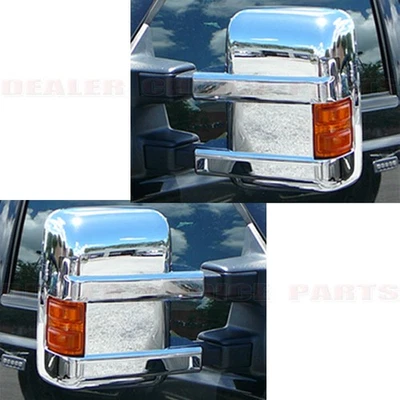 2008-2015 2016 FORD F250-F550 SUPERDUTY Full Chrome Mirror COVERS Towing W/TS HL - Изображение 1 из 2