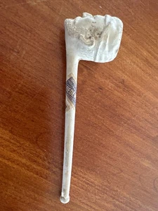 Cappello uomo figurativo Goedewaagen Gouda vintage Olanda 5,25" argilla pipa barba - Foto 1 di 6