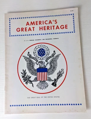 America's Great Heritage freedom documents & presidential portraits constitution - Image 1 of 4
