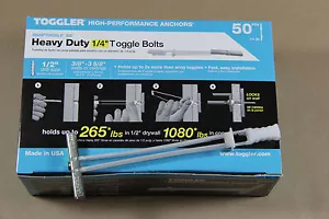 Toggler SnapToggle 50PK Dimensione: BB 1/4-20 Dimensione vite Toggle Bullone 25014 - Foto 1 di 5