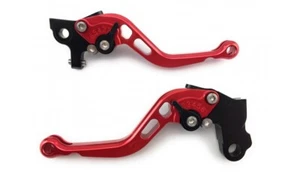 Coppia Leve Corte Rosso CNC Freno Frizione HONDA CBR 600 RR 600RR PC37 2005-2006 - Picture 1 of 8