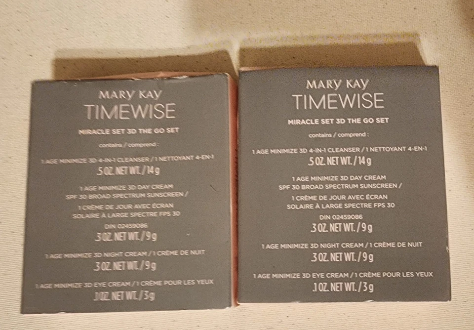 Mary Kay Timewise Miracle Set 3D. THE GO SET. COMBINATION TO OILY SKIN. Expired - Image 1 of 1