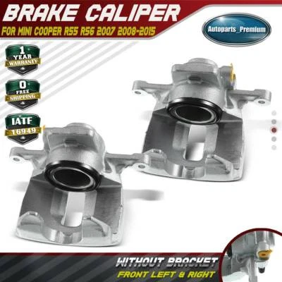 Par de pinzas de freno de disco delanteras para Mini Cooper R55 R56 2007 2008 2009 2010-2015 Foto 1 de 4