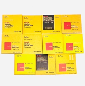 SEALED KODAK 3x3 75mm Gel Wratten #96 ND 10 20 30 40 50 60 70 80 90 1.00 or 2.00 - Picture 1 of 25