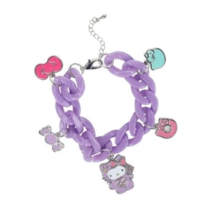 NEW Bioworld - Sanrio Hello Kitty Multi-Charmed Bracelet - Picture 1 of 6
