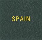 Scott Specialty LABEL For Series Green Binder SPAIN Gold Lettering Stamp Album