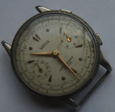 Venus Chronograph mens wristwatch nickel chromiun case cal. Landeron - Image 1 of 4