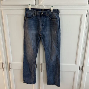 Men's J CREW The Sutton Medium Wash Blue Denim Jeans-Sz 31/32 - Picture 1 of 2