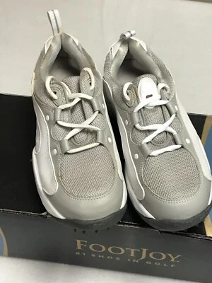 Zapatos de golf Footjoy CoolJoys para dama talla 6 M #48893 blanco gris NUEVOS NOS Foto 1 de 4