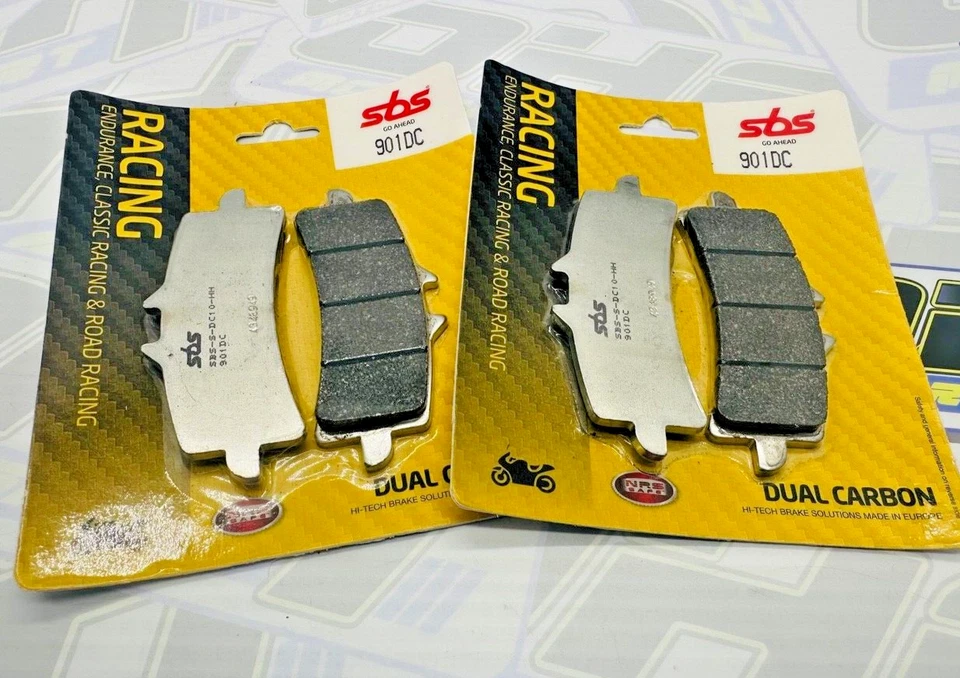 SBS Dual Carbon Race Track Front Brake Pads for MV Agusta F3 800 2014-2020 - Image 1 of 1