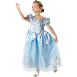 Rubie's Disney Princess Anniversary Cinderella Girl's Fancy Dress Costume - Picture 1 of 4