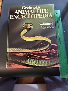 Grzimek's Animal Life Encyclopedia  Volume 6 Reptiles Very Good Condition Snakes