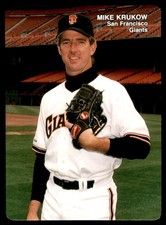 1989 MOTHER'S COOKIES MIKE KRUKOW SAN FRANCISCO GIANTS #39