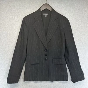 Classiques Entier Womens Blazer Size 4 Black 3-Button with Pockets - Picture 1 of 12