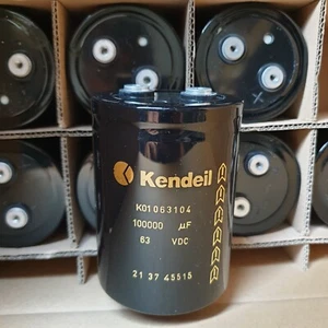 4pcs NEW KENDEIL K01 100000uF 63V LONG LIFE HI-END CAPS-KRELL KSA50 NAIM HICAP! - Picture 1 of 5