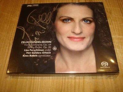 LIZA FERSCHTMAN Mendelssohn Violin Concerto Octet CHALLENGE SACD Signed Signiert - Bild 1 von 2