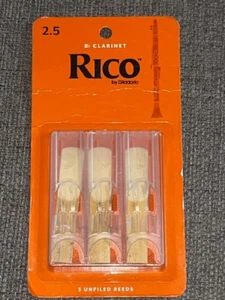 Confezione 3 Ance Clarinetto Basso Rico Forza 2,5 REA0325 - Foto 1 di 1