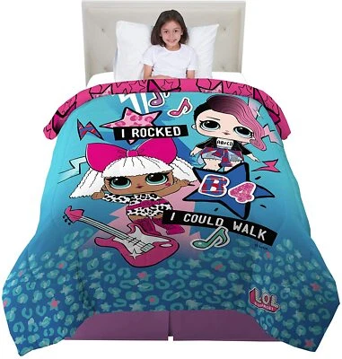 LOL Sorpresa! Edredón reversible doble/completo de 2 piezas "I Rocked B4 I Could Walk" Foto 1 de 4