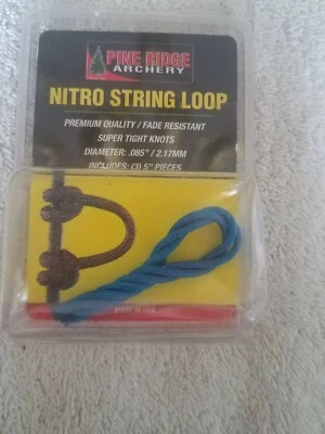 Pine Ridge Archery Nitro String Loop-BRAND NEW-SHIPS SAME BUSINESS DAY  - Image 1 of 3