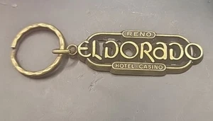 Vintage Eldorado Casino & Hotel RENO Brass Key Chain - Picture 1 of 3