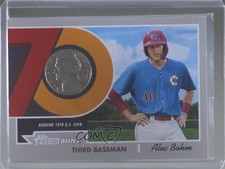 2019 Topps Heritage Minor League Edition 1970 Mint Relics /99 Alec Bohm #70MR-AB