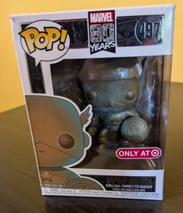 Marvel 80 Years Captain America Only At Target #497 Funko Pop - Picture 1 of 7