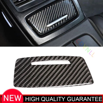 Panel de marco de encendedor trasero de vinilo de fibra de carbono para BMW M3 E90 2008-2013 Foto 1 de 4