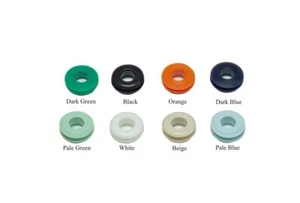 1 Dozen (12 ea) Shower Curtain SNAP ON GROMMETS ~ No Special Tools Required! - Picture 1 of 10