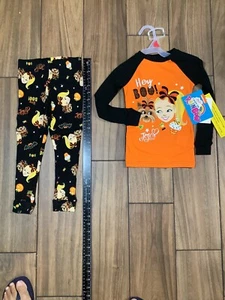 Nickelodeon Sleepwear Size 4 Jojo Siwa Hey Boo Halloween 2 Piece Child Pajamas - Picture 1 of 3