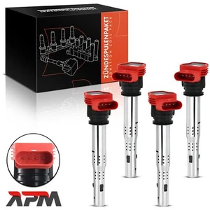 4x Bobina Accensione per Audi A4 8K A6 4G Q5 Q7 Lamborghini Gallardo VW Touareg - Foto 1 di 8