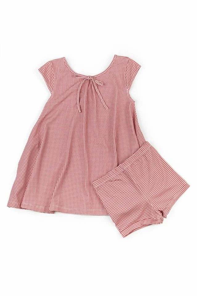 Conjunto túnica casa lobo bien vestida Omi Jo hogar para las vacaciones cuadros talla 9/10 nuevo con etiquetas Foto 1 de 3