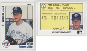 1990 Best Knoxville Blue Jays Pete Blohm #3