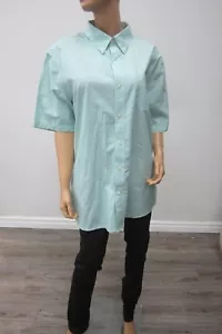 *NWT* Chaps Mens Short Sleeve Easy Care Button Down Shirt Sz XL - Picture 1 of 7