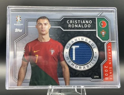 Leader Relic Cristiano Ronaldo Match Attax UFEA EURO 2024 Euros 24 # LR 6 - Image 1 of 4