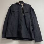 Mutual Weave Men's mid-weight Shirt Jacket Size XXL Color Black Iron Marl