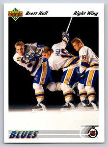 1991-92 Upper Deck Brett Hull #464 St. Louis Blues - Imagen 1 de 2
