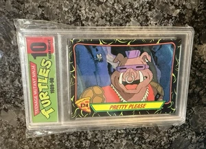 Teenage Mutant Ninja Turtles Topps Cards 1989 Card#174 “Pretty Please”BDG 10 - Picture 1 of 2
