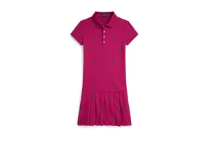 Girl's Polo Ralph Lauren Kids Polo Pony Stretch Mesh Polo Dress (Big Kid) - Picture 1 of 3